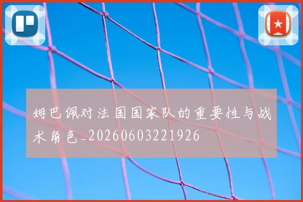 姆巴佩对法国国家队的重要性与战术角色_20260603221926